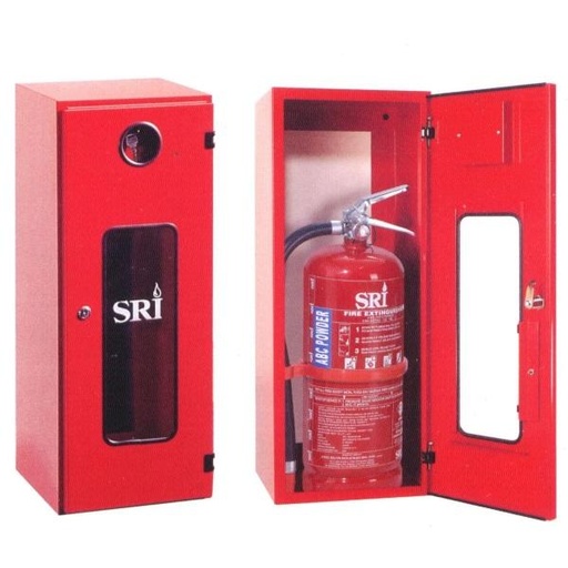 [101151481] Fire Extinguisher Steel Box Red
