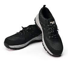 [695913202291344] Komy Safety Shoes. Black. Size 44. KMS291E