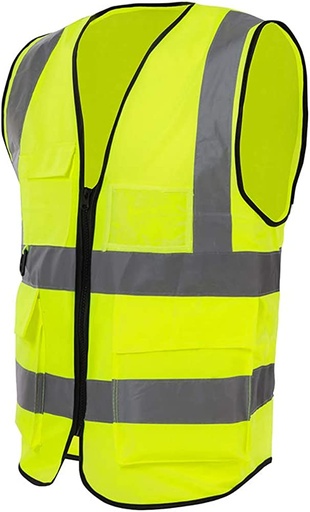 Safety Vest 2 Pocket , model 14, Yellow