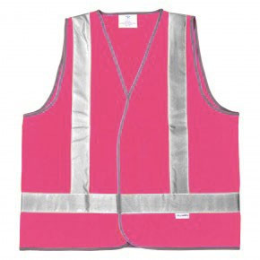 Safety Vest No Pocket, model 11, Pink