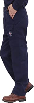 Fire Master- Twill Pants & Shirt , Fire Rated , Dark Blue