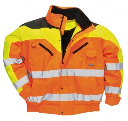 [1045698201] Jacket - Higi Visible , Yellow & Orange, Large