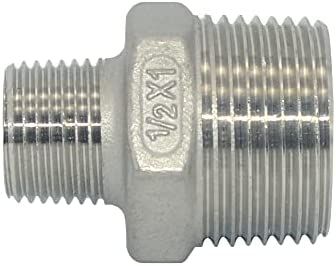 Nipple reducer from  Ø 1"to 1/2"  thread type . schedule 40