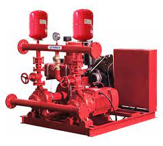 Electric fire pump (500 GPM & 8 BAR)- Pump Model: PS 65-200 - Flow: 500 GPM - Motor: RKFIRE -  Power: 50 HP. - 80V/3ph-60Hz.