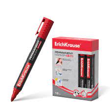 PR-PM04- Marker Dry Waterproof , Red, Box 12 PCS