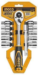 INGCO - 12Pcs 1/2" socket set  , HKTS12122
