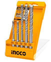 INGCO - 5PCS SDS plus hammer drill bits set , AKD2052