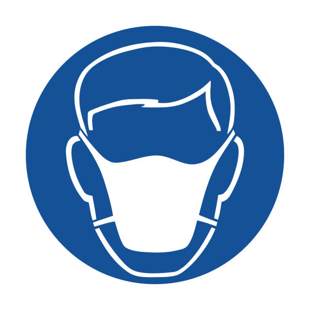 Sticker - Wear Respirator , Size A4