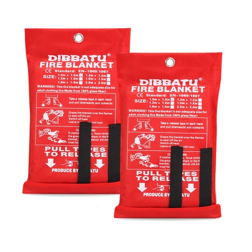 [10118525018] Fire Blanket Plastic Case - Model 50 , Size 1.8 X 1.8 meter