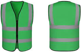 Safety Vest No Pocket, model 11, Green