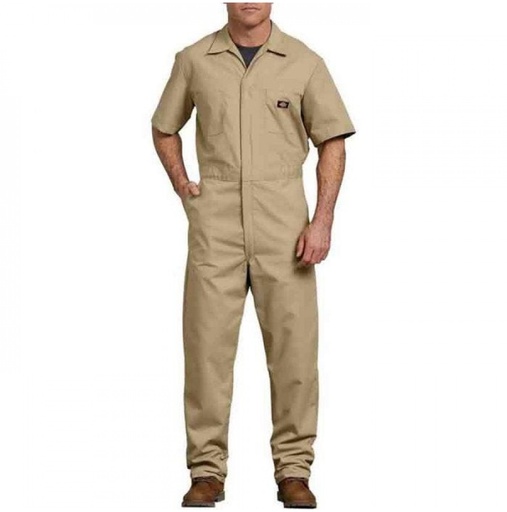 Coverall Short Sleeve , Khaki