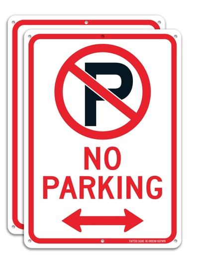 [103448092] Parking Sign - Aluminum Number Sign Reflictive , 30*10  cm