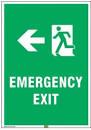 [104621001611] Sticker - Exit , Size A4