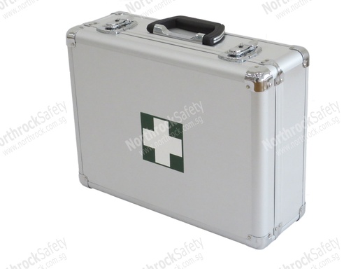 [10882342201] First Aid Kit Aluminum Filled- Small