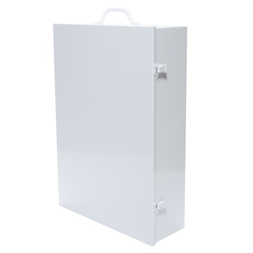 [10882342214] First Aid Kit Steel Filled - White