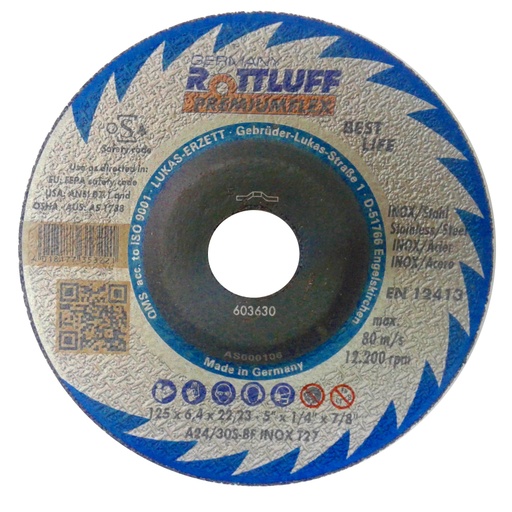 [1205032203045] Premium Flex -  Metal Grinding Wheel