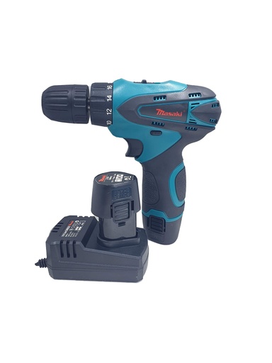 [1089456250] Masaki - Battery Drill 12 V with kit